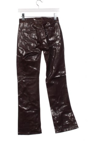 Γυναικείο παντελόνι δερμάτινο, Μέγεθος S, Χρώμα Καφέ, Τιμή 6,16 €