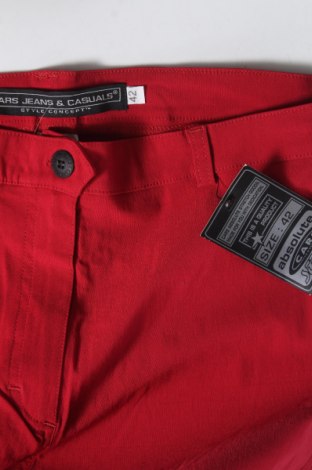 Дамски панталон Cars Jeans, Размер M, Цвят Червен, Цена 12,42 лв.