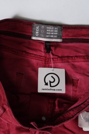Pantaloni de femei Cecil, Mărime L, Culoare Roșu, Preț 88,72 Lei