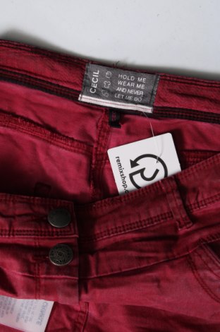 Дамски панталон Cecil, Размер L, Цвят Червен, Цена 14,79 лв.