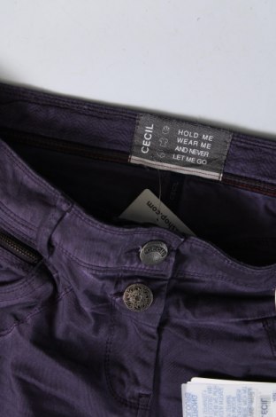 Γυναικείο παντελόνι Cecil, Μέγεθος M, Χρώμα Βιολετί, Τιμή 8,07 €