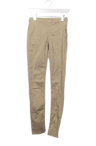 Дамски панталон H&M, Размер XS, Цвят Бежов, Цена 4,93 лв.