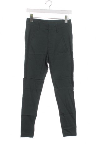 Дамски панталон KappAhl, Размер XS, Цвят Зелен, Цена 7,92 лв.