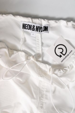 Дамски панталон Neon & Nylon by Only, Размер L, Цвят Бял, Цена 87,00 лв.