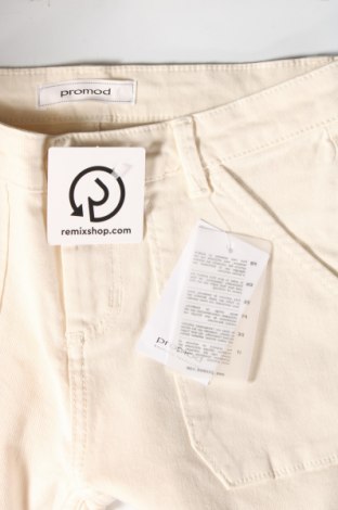 Pantaloni de femei Promod, Mărime S, Culoare Ecru, Preț 45,79 Lei