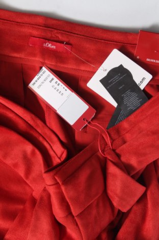 Pantaloni de femei S.Oliver, Mărime L, Culoare Roșu, Preț 31,48 Lei