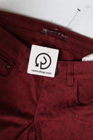 Dámské kalhoty  Terranova, Velikost XXS, Barva Červená, Cena  160,00 Kč