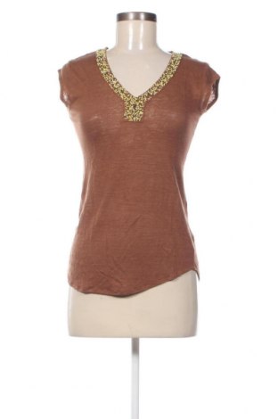 Дамска блуза Massimo Dutti, Размер XS, Цвят Кафяв, Цена 20,40 лв.