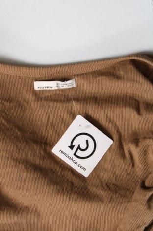 Γυναικείο αμάνικο μπλουζάκι Pull&Bear, Μέγεθος L, Χρώμα Καφέ, Τιμή 8,04 €
