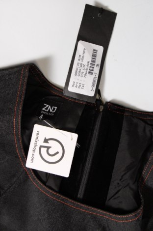 Γυναικείο αμάνικο μπλουζάκι Zino & Judy, Μέγεθος S, Χρώμα Μαύρο, Τιμή 10,82 €