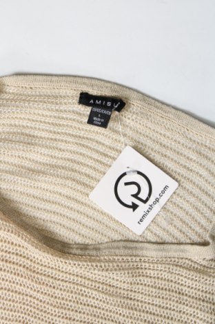 Дамски пуловер Amisu, Размер L, Цвят Златист, Цена 10,15 лв.