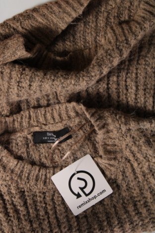 Damski sweter Bershka, Rozmiar S, Kolor Brązowy, Cena 46,38 zł