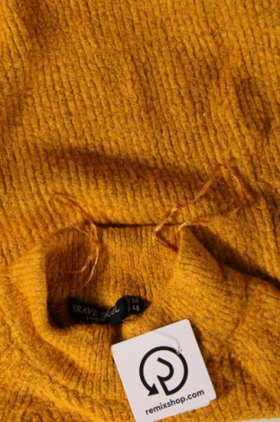 Γυναικείο πουλόβερ Brave Soul, Μέγεθος M, Χρώμα Κίτρινο, Τιμή 4,49 €