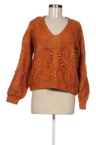Γυναικείο πουλόβερ Camaieu, Μέγεθος L, Χρώμα Πορτοκαλί, Τιμή 4,13 €