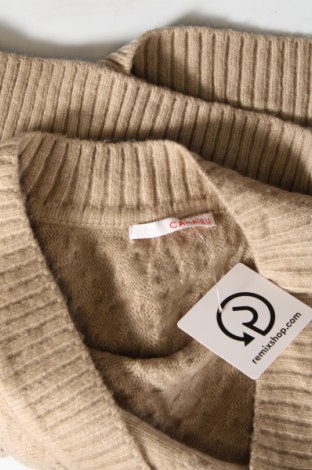 Дамски пуловер Camaieu, Размер M, Цвят Бежов, Цена 7,25 лв.