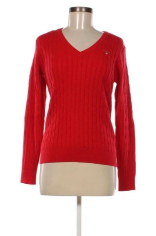 Дамски пуловер Gant, Размер L, Цвят Червен, Цена 40,80 лв.