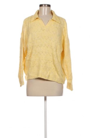Γυναικείο πουλόβερ George, Μέγεθος L, Χρώμα Κίτρινο, Τιμή 4,49 €