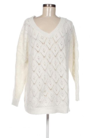 Γυναικείο πουλόβερ Gina Benotti, Μέγεθος M, Χρώμα Λευκό, Τιμή 17,94 €