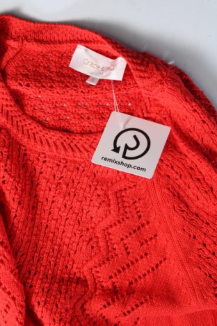 Дамски пуловер Grace & Mila, Размер S, Цвят Червен, Цена 8,70 лв.