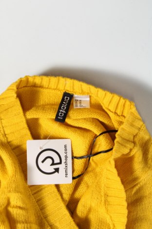 Дамски пуловер H&M Divided, Размер XS, Цвят Жълт, Цена 11,89 лв.