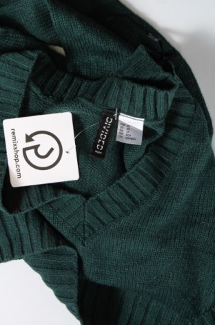 Дамски пуловер H&M Divided, Размер XS, Цвят Зелен, Цена 7,25 лв.