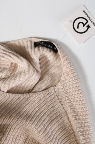 Дамски пуловер Jean Pascale, Размер M, Цвят Екрю, Цена 8,70 лв.