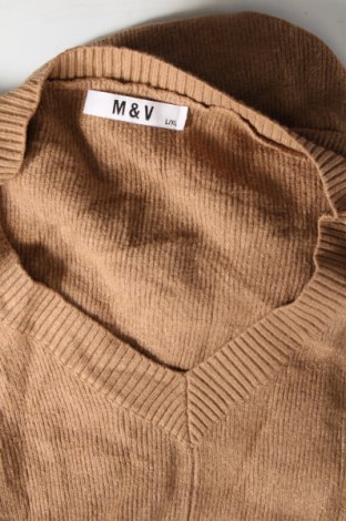 Damenpullover M&V, Größe L, Farbe Braun, Preis € 8,07