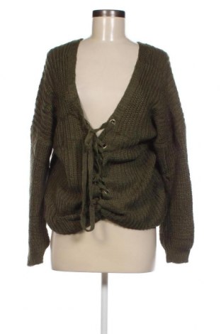 Γυναικείο πουλόβερ Made In Italy, Μέγεθος L, Χρώμα Πράσινο, Τιμή 4,49 €