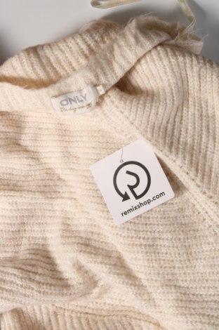 Дамски пуловер ONLY, Размер M, Цвят Екрю, Цена 6,20 лв.