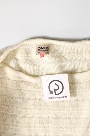 Дамски пуловер ONLY, Размер L, Цвят Екрю, Цена 5,20 лв.