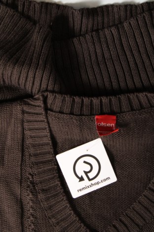Дамски пуловер Olsen, Размер L, Цвят Кафяв, Цена 7,25 лв.