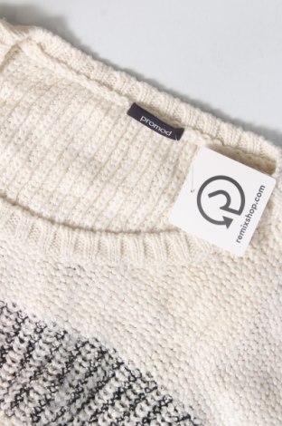 Γυναικείο πουλόβερ Promod, Μέγεθος S, Χρώμα Λευκό, Τιμή 4,49 €