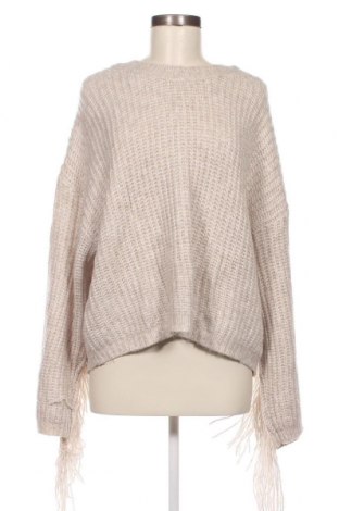 Дамски пуловер Pull&Bear, Размер L, Цвят Бежов, Цена 10,15 лв.