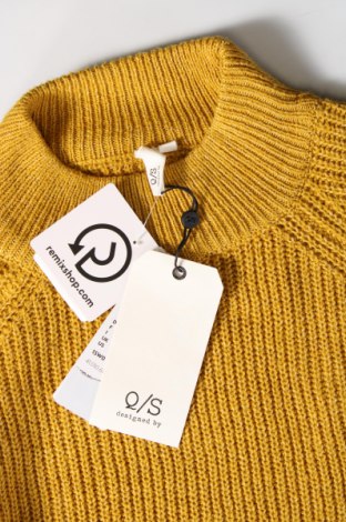 Γυναικείο πουλόβερ Q/S by S.Oliver, Μέγεθος L, Χρώμα Κίτρινο, Τιμή 18,39 €