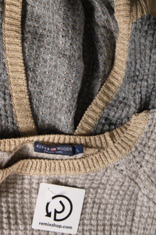 Дамски пуловер River Woods, Размер L, Цвят Сив, Цена 17,00 лв.