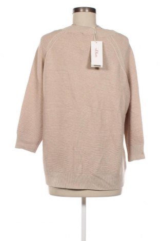 Дамски пуловер S.Oliver, Размер S, Цвят Бежов, Цена 26,10 лв.