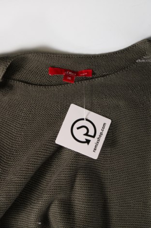 Дамски пуловер S.Oliver, Размер S, Цвят Зелен, Цена 21,75 лв.