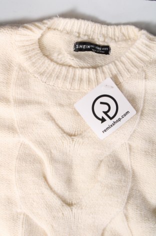 Γυναικείο πουλόβερ SHEIN, Μέγεθος L, Χρώμα Εκρού, Τιμή 4,49 €