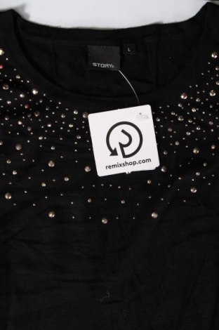 Γυναικείο πουλόβερ Story Loris, Μέγεθος L, Χρώμα Μαύρο, Τιμή 4,95 €