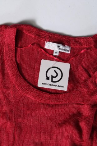 Damenpullover Think Positive, Größe M, Farbe Rot, Preis 8,07 €