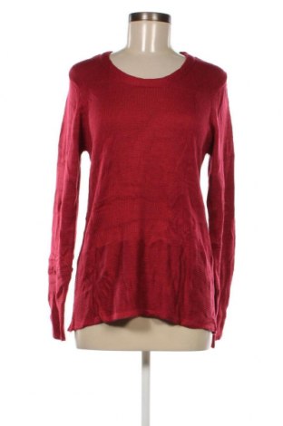 Дамски пуловер Think Positive, Размер M, Цвят Червен, Цена 7,25 лв.