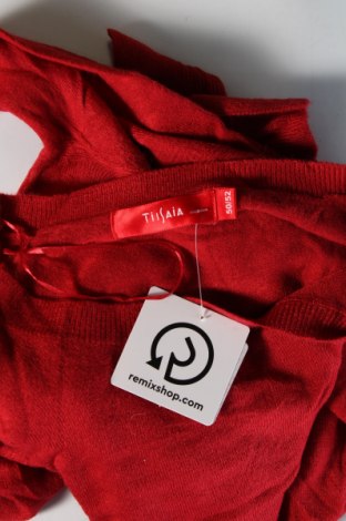 Γυναικείο πουλόβερ Tissaia, Μέγεθος XXL, Χρώμα Κόκκινο, Τιμή 8,07 €