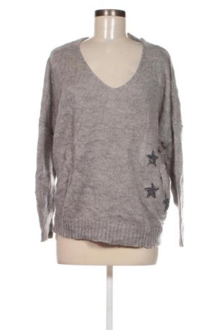 Дамски пуловер Version Feminin, Размер M, Цвят Сив, Цена 9,60 лв.