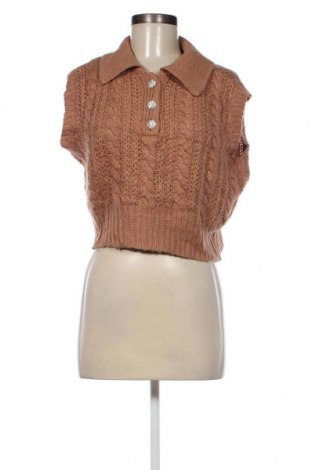 Дамски пуловер Y.A.S, Размер M, Цвят Кафяв, Цена 7,04 лв.