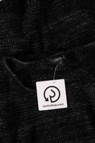 Дамски пуловер Zamba, Размер S, Цвят Черен, Цена 9,60 лв.