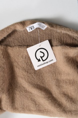 Дамски пуловер Zara, Размер S, Цвят Бежов, Цена 7,40 лв.