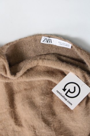 Dámsky pulóver Zara, Veľkosť S, Farba Béžová, Cena  3,52 €