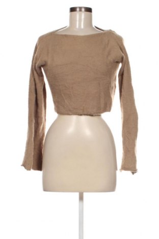 Дамски пуловер Zara, Размер S, Цвят Бежов, Цена 5,40 лв.