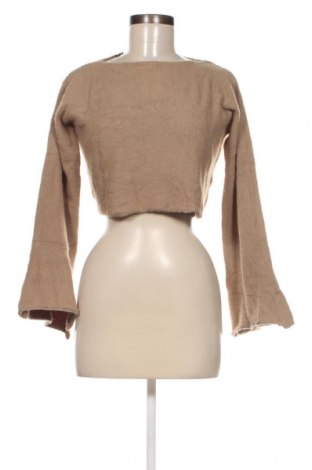 Дамски пуловер Zara, Размер S, Цвят Бежов, Цена 8,60 лв.