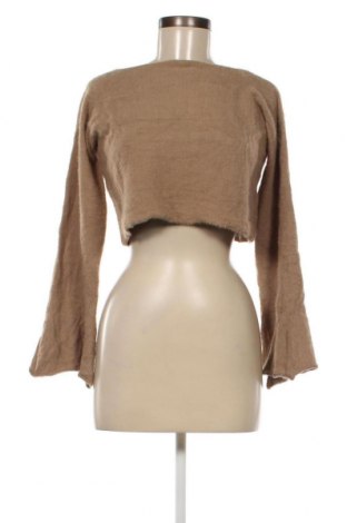 Дамски пуловер Zara, Размер S, Цвят Кафяв, Цена 8,20 лв.